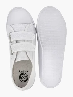 Vty Witte Gymschoen Klittenband-Kinderen Babyschoenen
