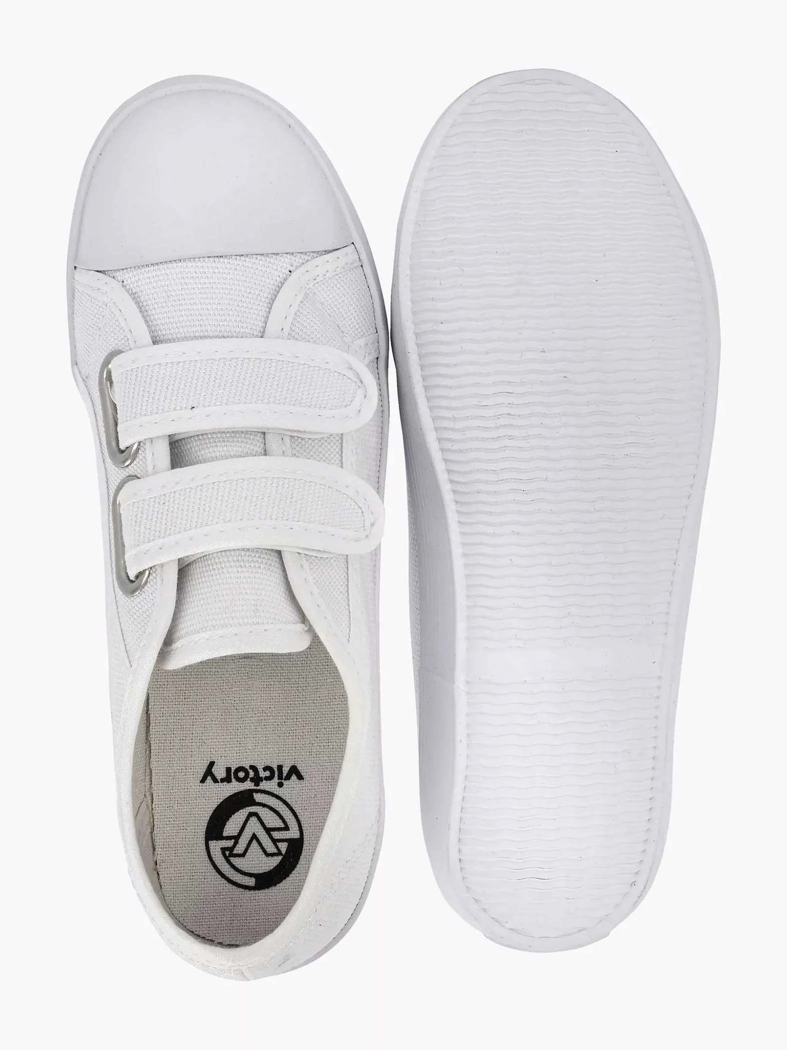 Vty Witte Gymschoen Klittenband-Kinderen Babyschoenen