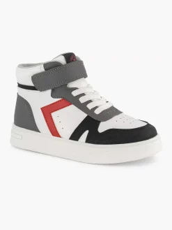 Vty Witte Hoge Sneaker-Kinderen Jongensschoenen