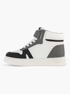 Vty Witte Hoge Sneaker-Kinderen Jongensschoenen