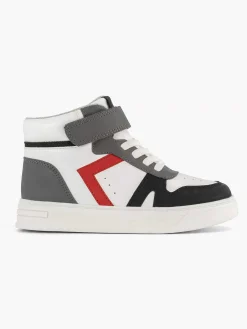 Vty Witte Hoge Sneaker-Kinderen Jongensschoenen