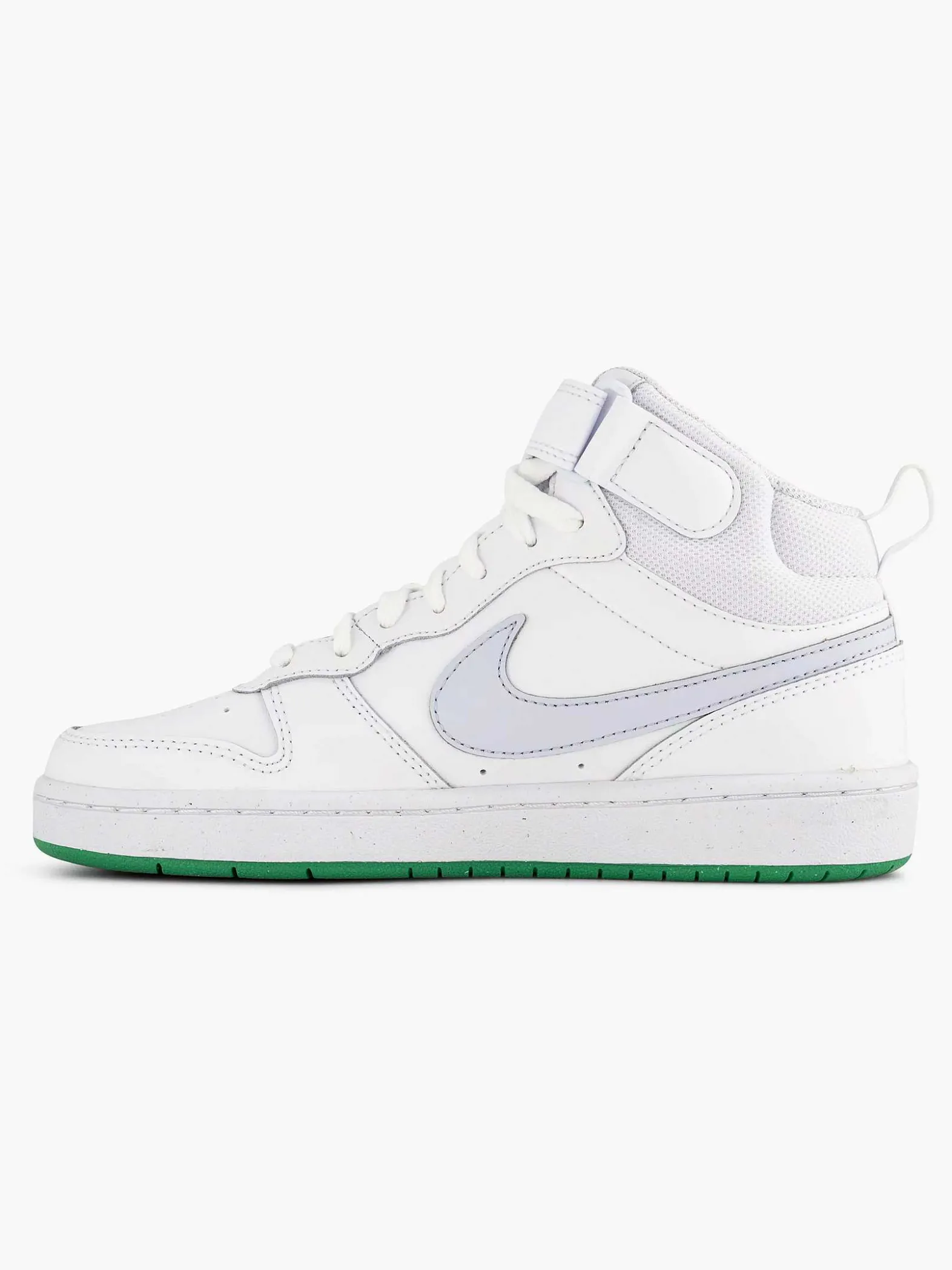 Nike Witte Hoge Sneaker Court Borough Mid 2-Kinderen Jongensschoenen