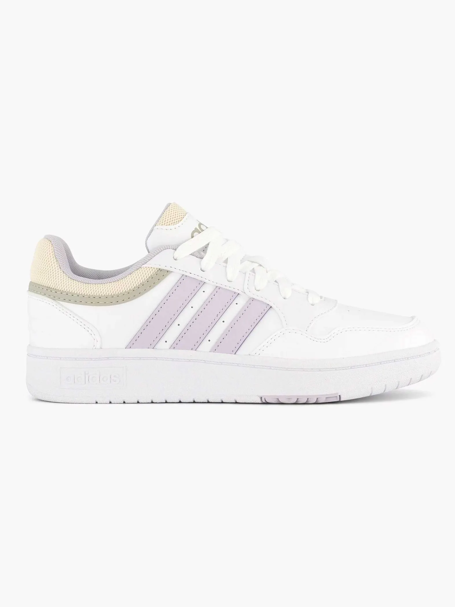 adidas Witte Hoops 3.0-Dames Sneakers