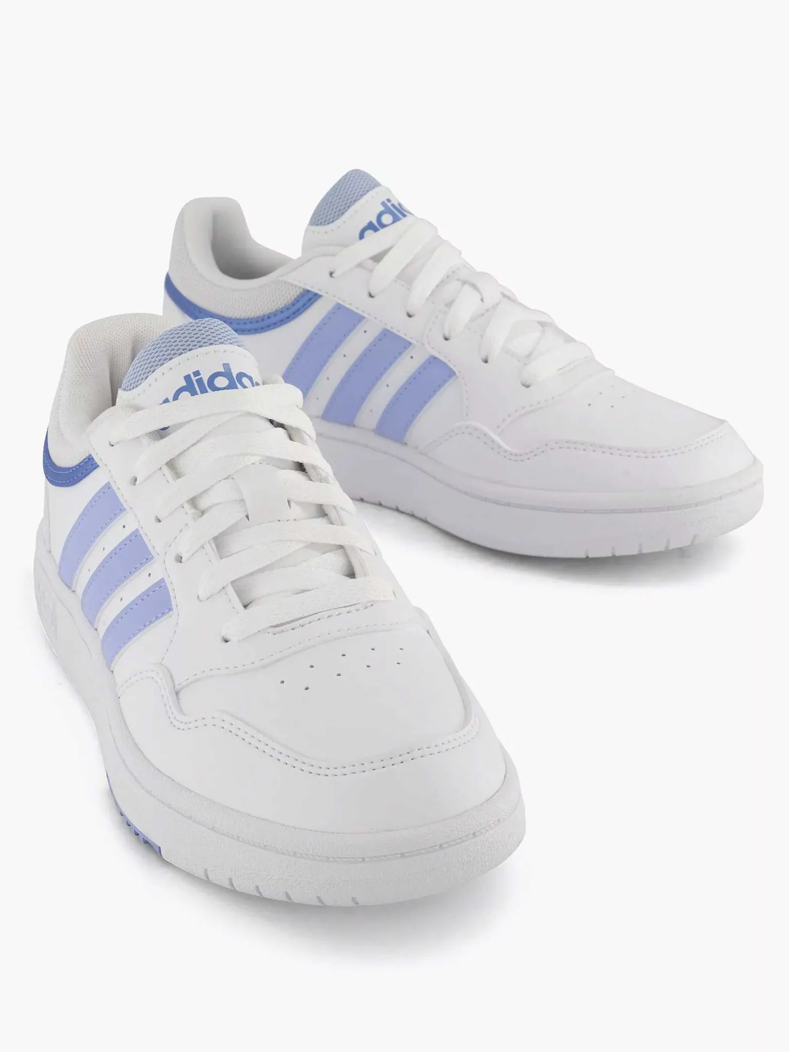 adidas Witte Hoops 3.0-Dames Sneakers