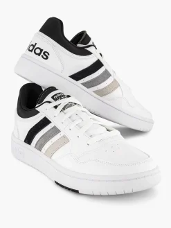 adidas Witte Hoops 3.0-Heren Sneakers