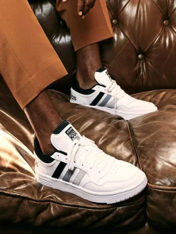 adidas Witte Hoops 3.0-Heren Sneakers