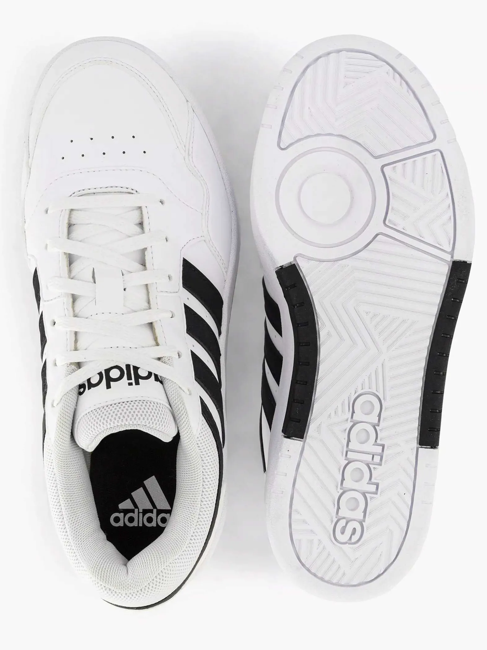 adidas Witte Hoops 3.0 Bold W-Dames Sneakers