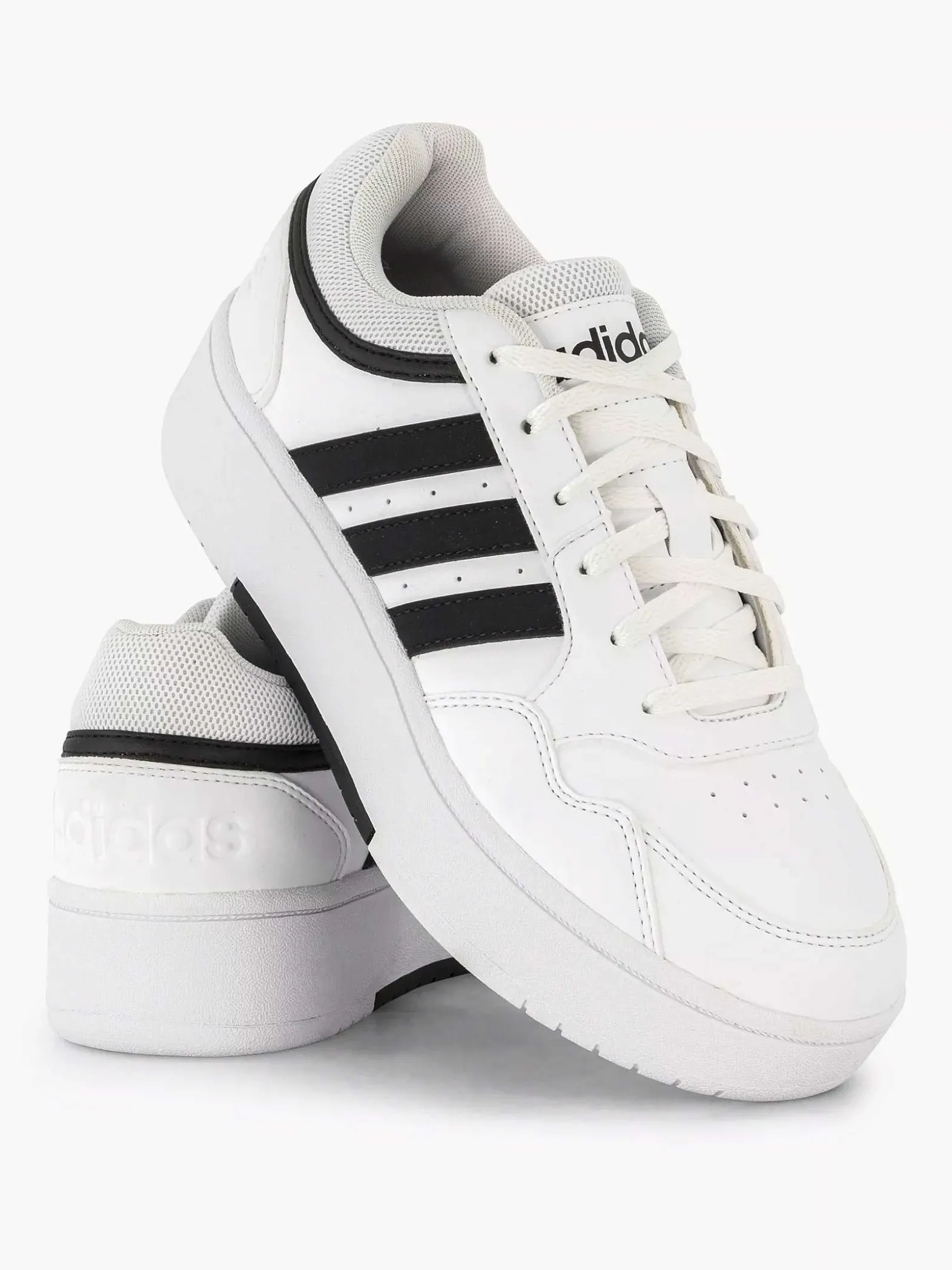 adidas Witte Hoops 3.0 Bold W-Dames Sneakers