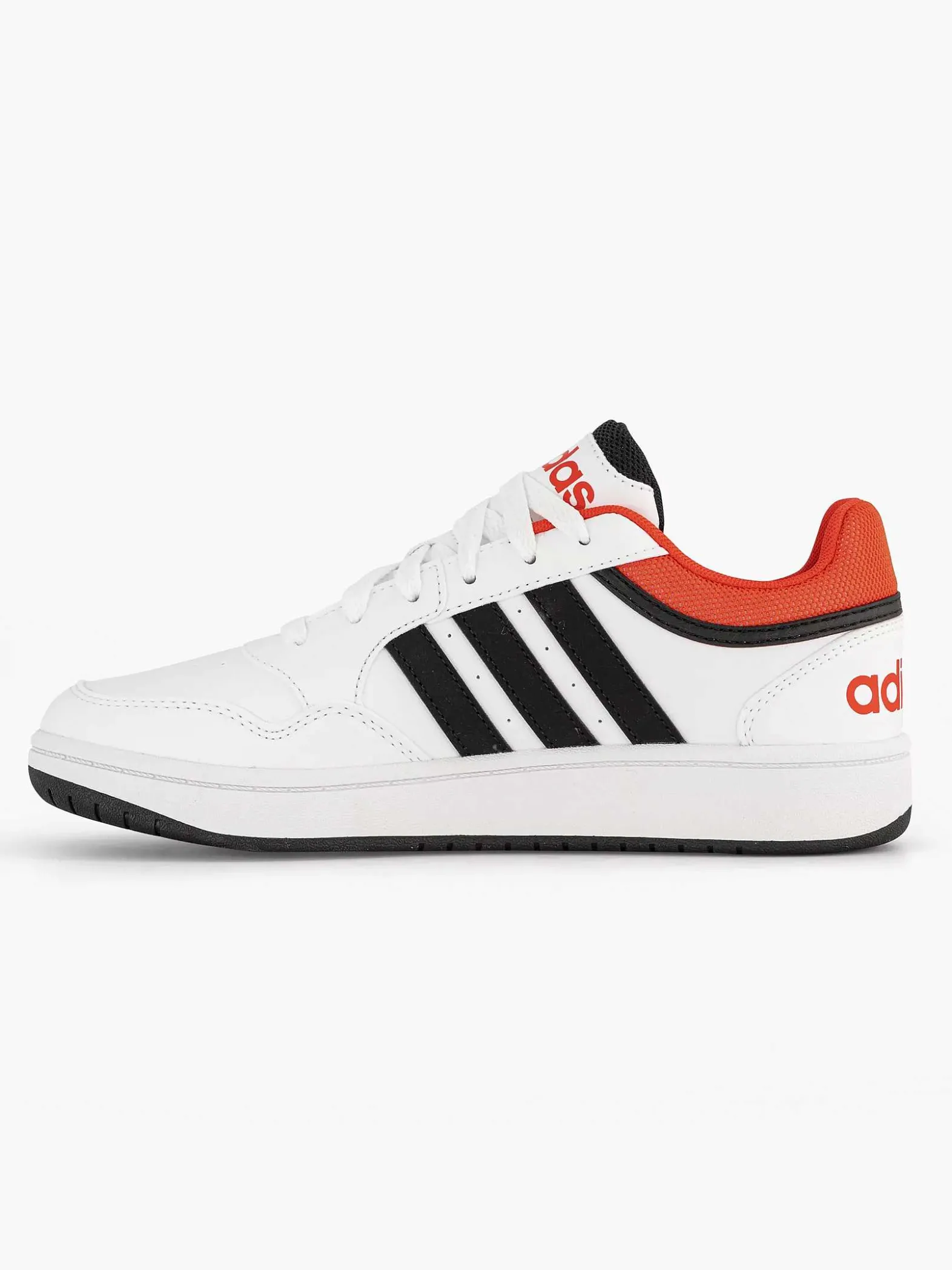 adidas Witte Hoops 3.0 K-Kinderen Jongensschoenen