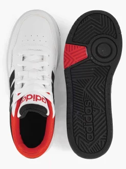 adidas Witte Hoops 3.0 K-Kinderen Jongensschoenen