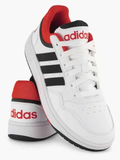 adidas Witte Hoops 3.0 K-Kinderen Jongensschoenen