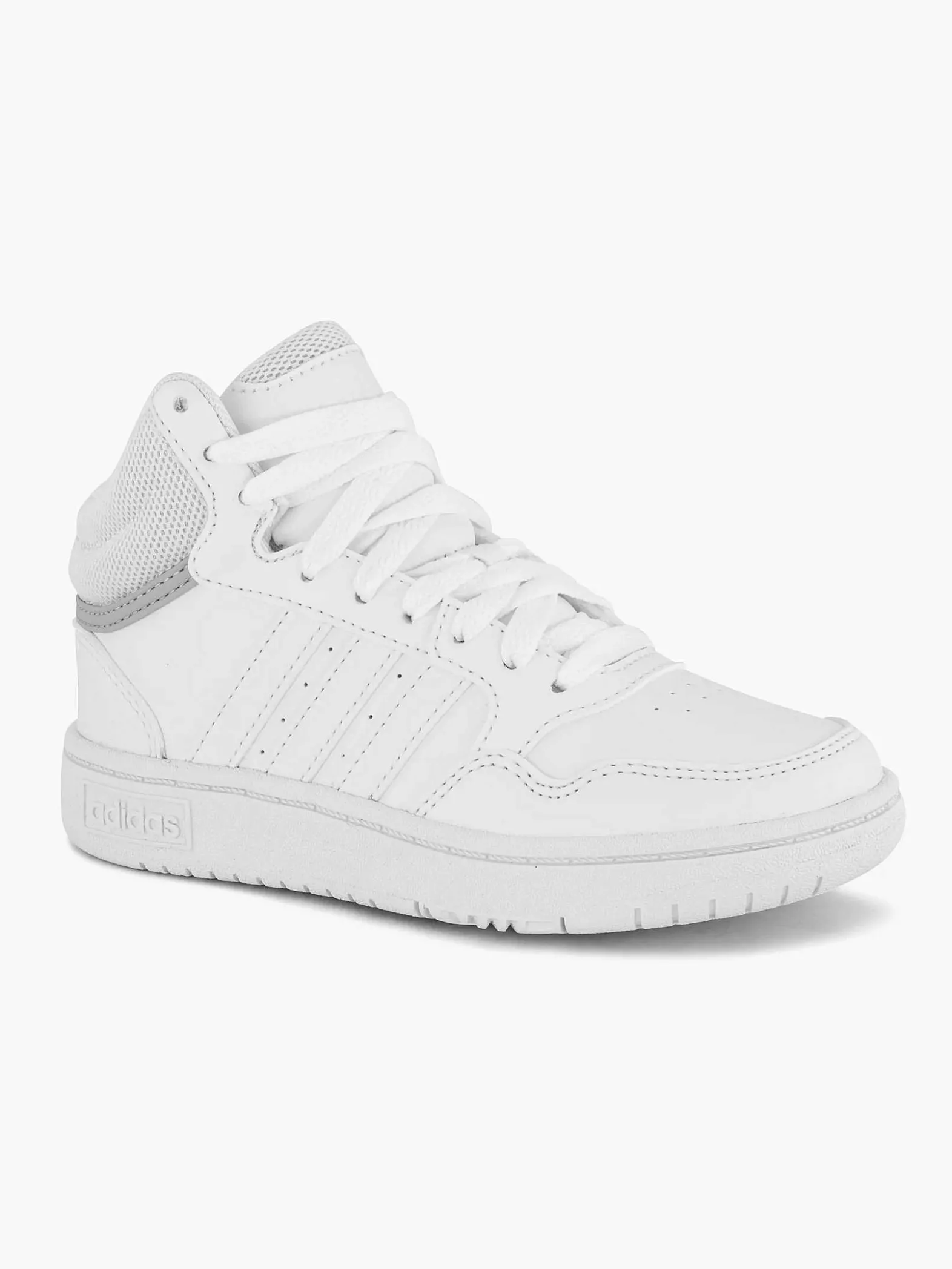 adidas Witte Hoops Mid 3.0 K-Kinderen Jongensschoenen