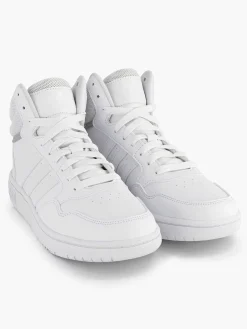 adidas Witte Hoops Mid 3.0 K-Kinderen Jongensschoenen