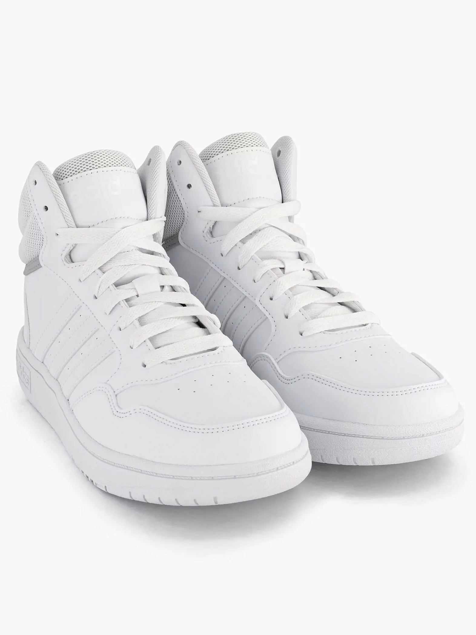 adidas Witte Hoops Mid 3.0 K-Kinderen Jongensschoenen