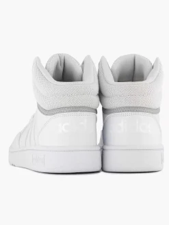 adidas Witte Hoops Mid 3.0 K-Kinderen Jongensschoenen