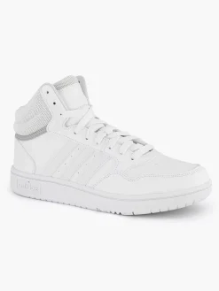 adidas Witte Hoops Mid 3.0 K-Kinderen Jongensschoenen