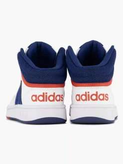 adidas Witte Hoops Mid 3.0 K-Kinderen Jongensschoenen