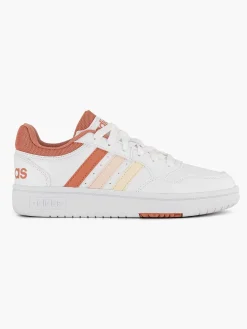 adidas Witte Hoops 3.0 W-Dames Sneakers