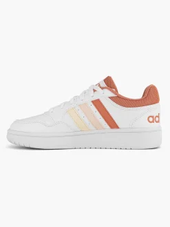adidas Witte Hoops 3.0 W-Dames Sneakers