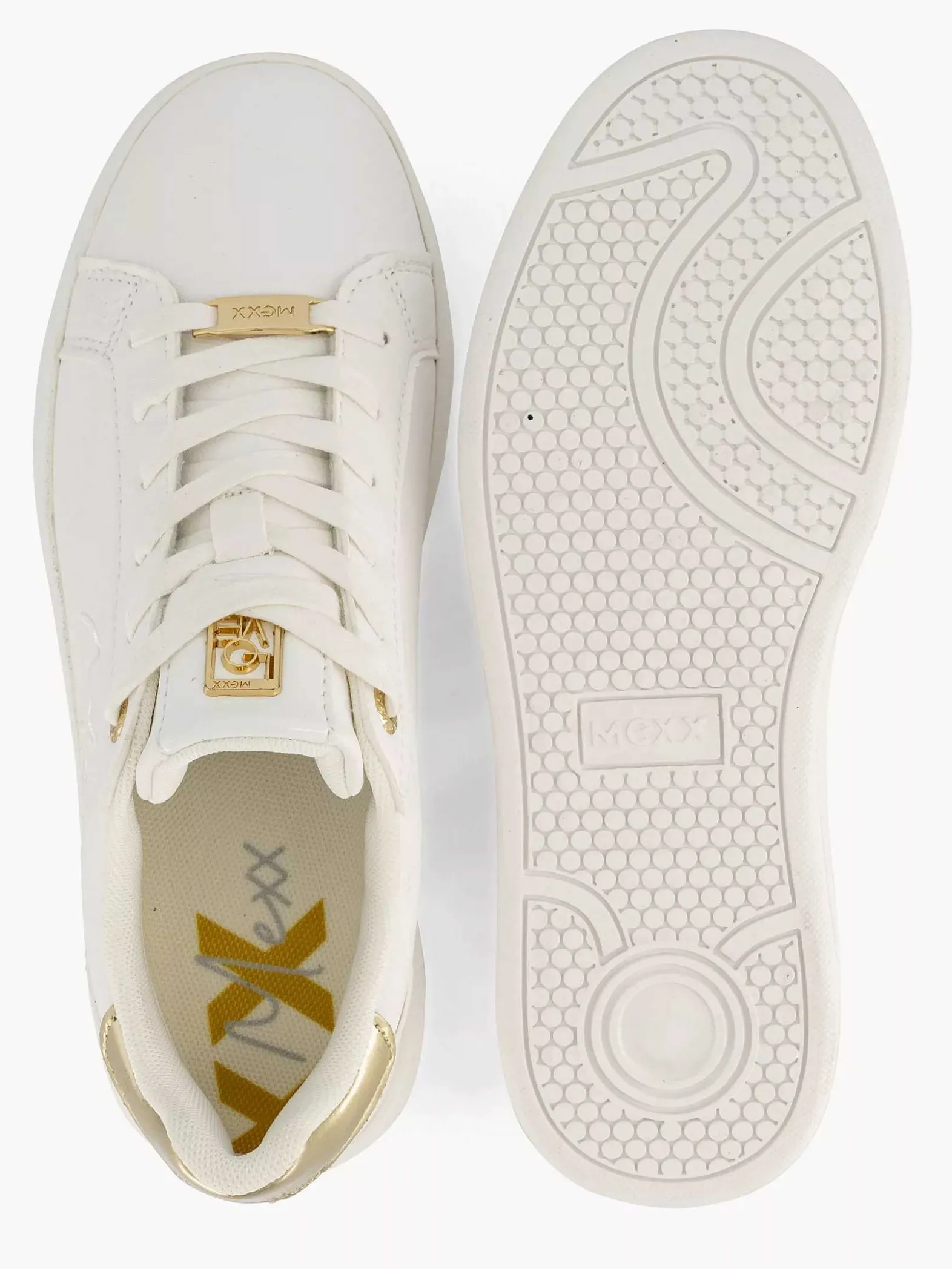 MEXX Witte Kenzie-Dames Sneakers