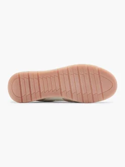 Medicus Witte Leren Comfort Sneaker-Dames Comfort Schoenen