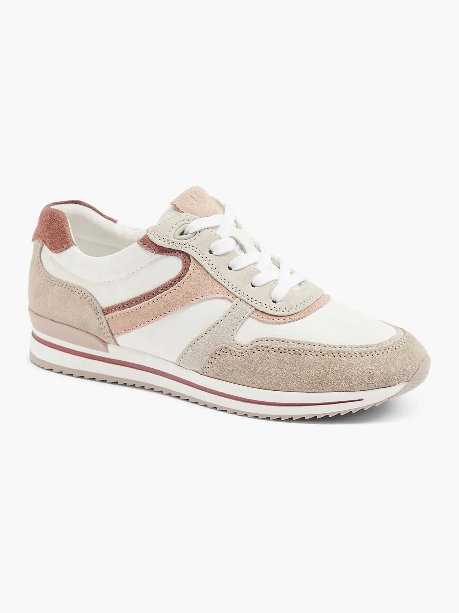 Medicus Witte Leren Comfort Sneaker-Dames Comfort Schoenen