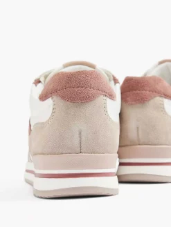 Medicus Witte Leren Comfort Sneaker-Dames Comfort Schoenen