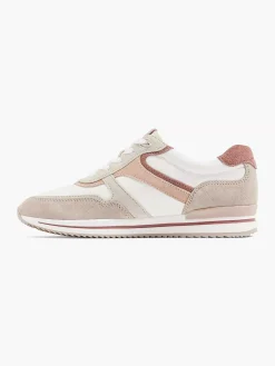 Medicus Witte Leren Comfort Sneaker-Dames Comfort Schoenen
