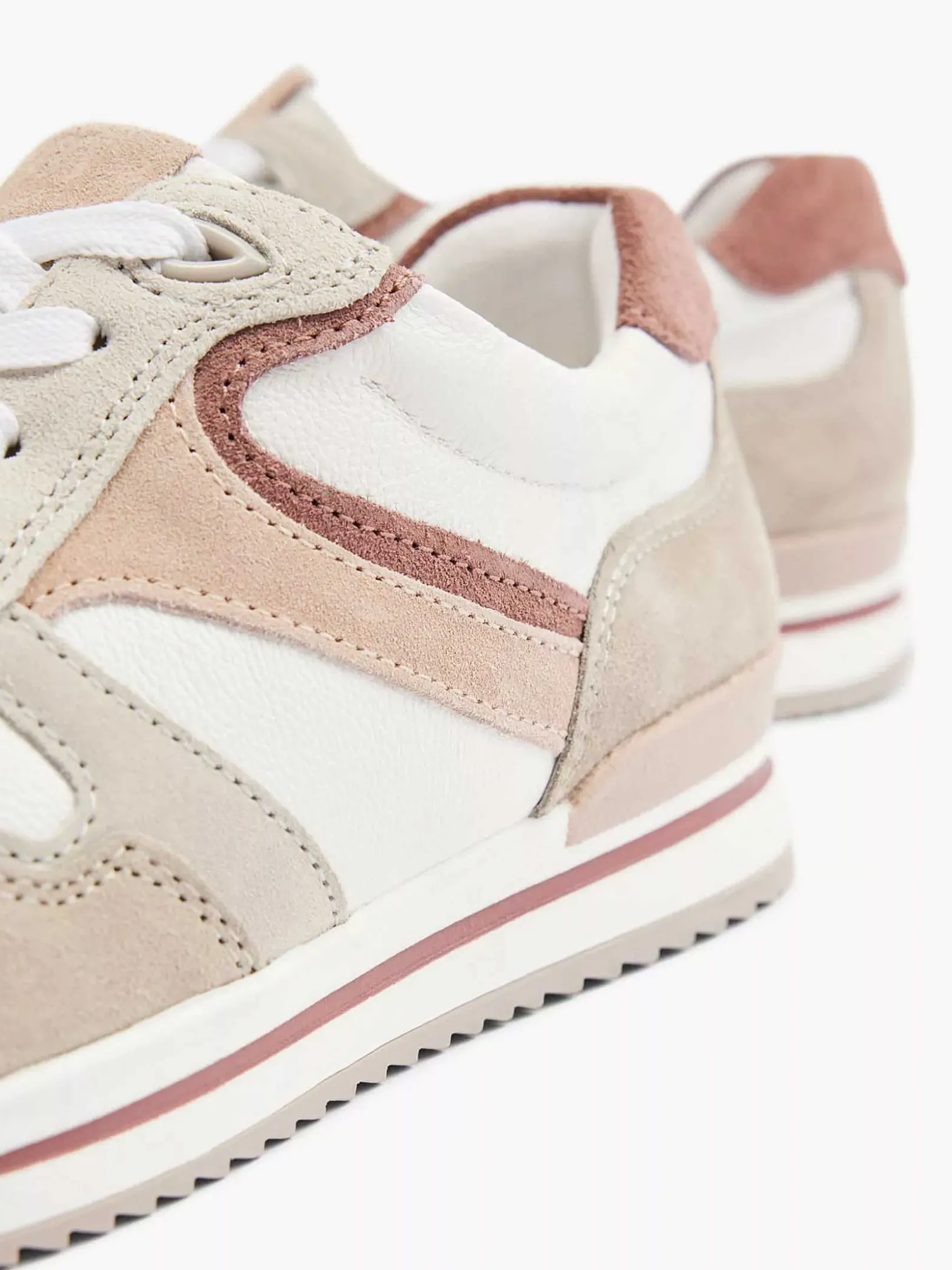 Medicus Witte Leren Comfort Sneaker-Dames Comfort Schoenen