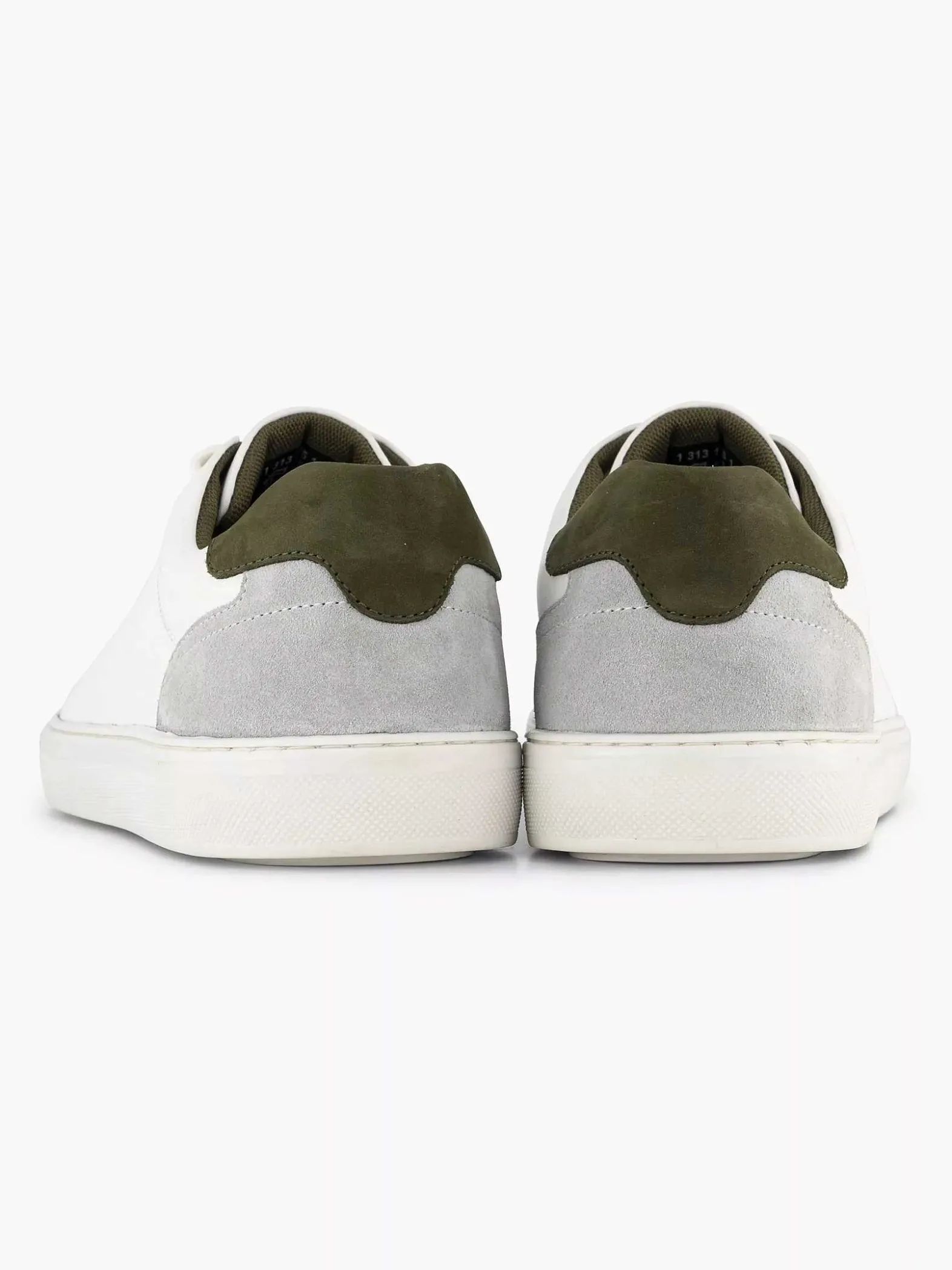 Memphis One Witte Leren Sneaker-Heren Sneakers