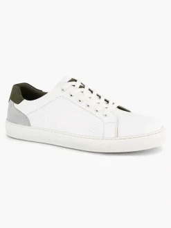Memphis One Witte Leren Sneaker-Heren Sneakers