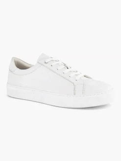 Oxmox Witte Leren Sneaker-Heren Sneakers
