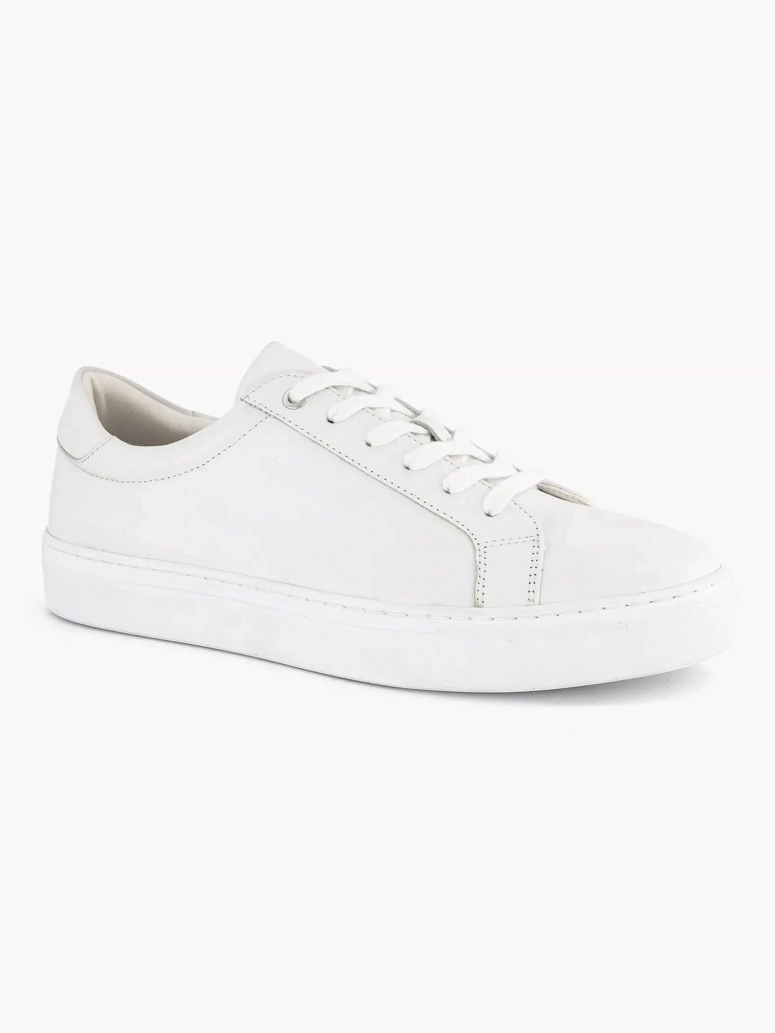 Oxmox Witte Leren Sneaker-Heren Sneakers