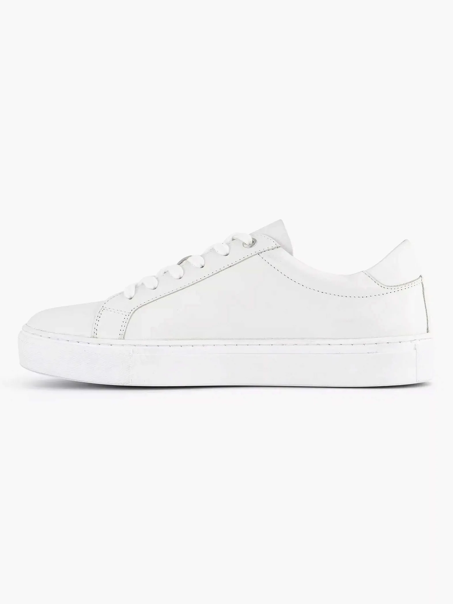 Oxmox Witte Leren Sneaker-Heren Sneakers