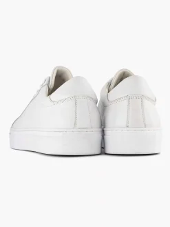 Oxmox Witte Leren Sneaker-Heren Sneakers