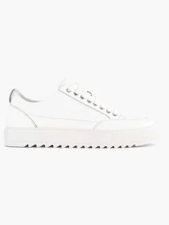 Oxmox Witte Leren Sneaker-Heren Sneakers