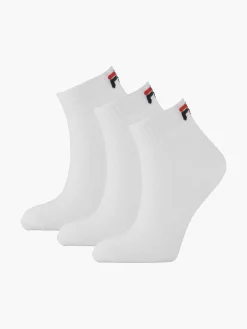 FILA Witte Lifestyle 3 Pak Mt 39-46-Heren Sokken