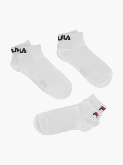 FILA Witte Lifestyle 3 Pak Mt 39-46-Heren Sokken