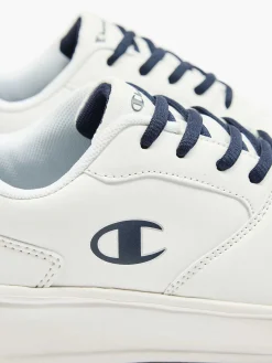 Champion Witte Low Cut Shoe Deuce B Ps-Kinderen Jongensschoenen