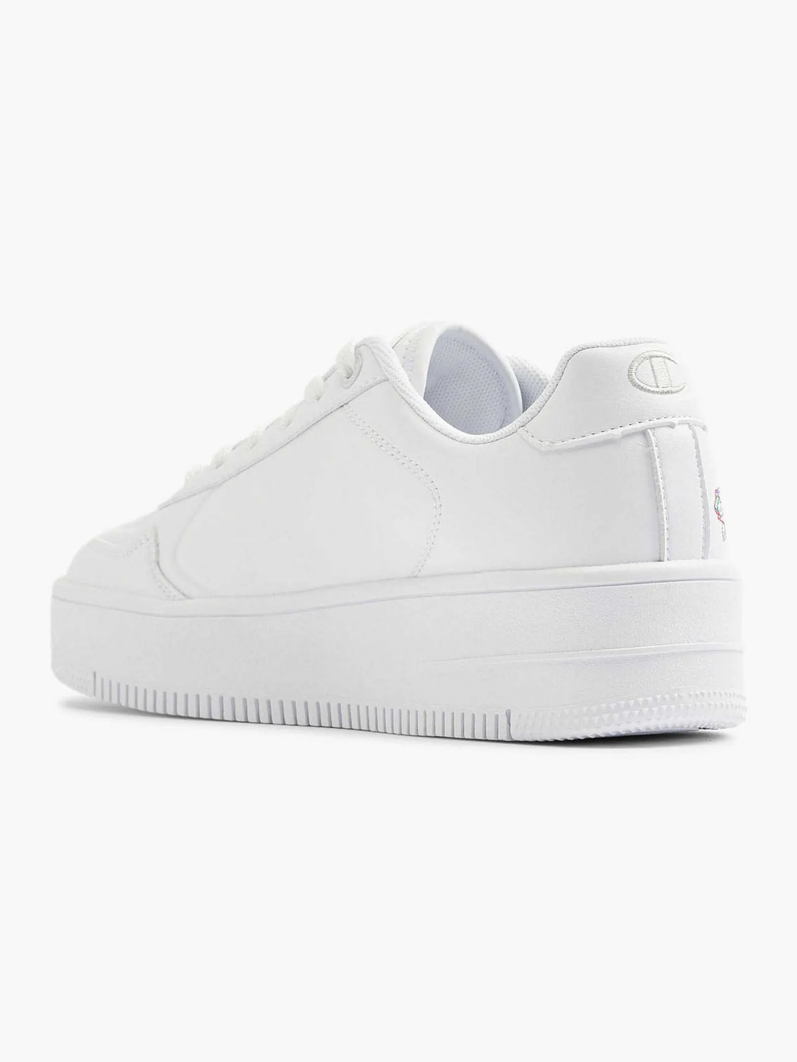 Champion Witte Low Cut Shoe Rebound Platform-Dames Sneakers