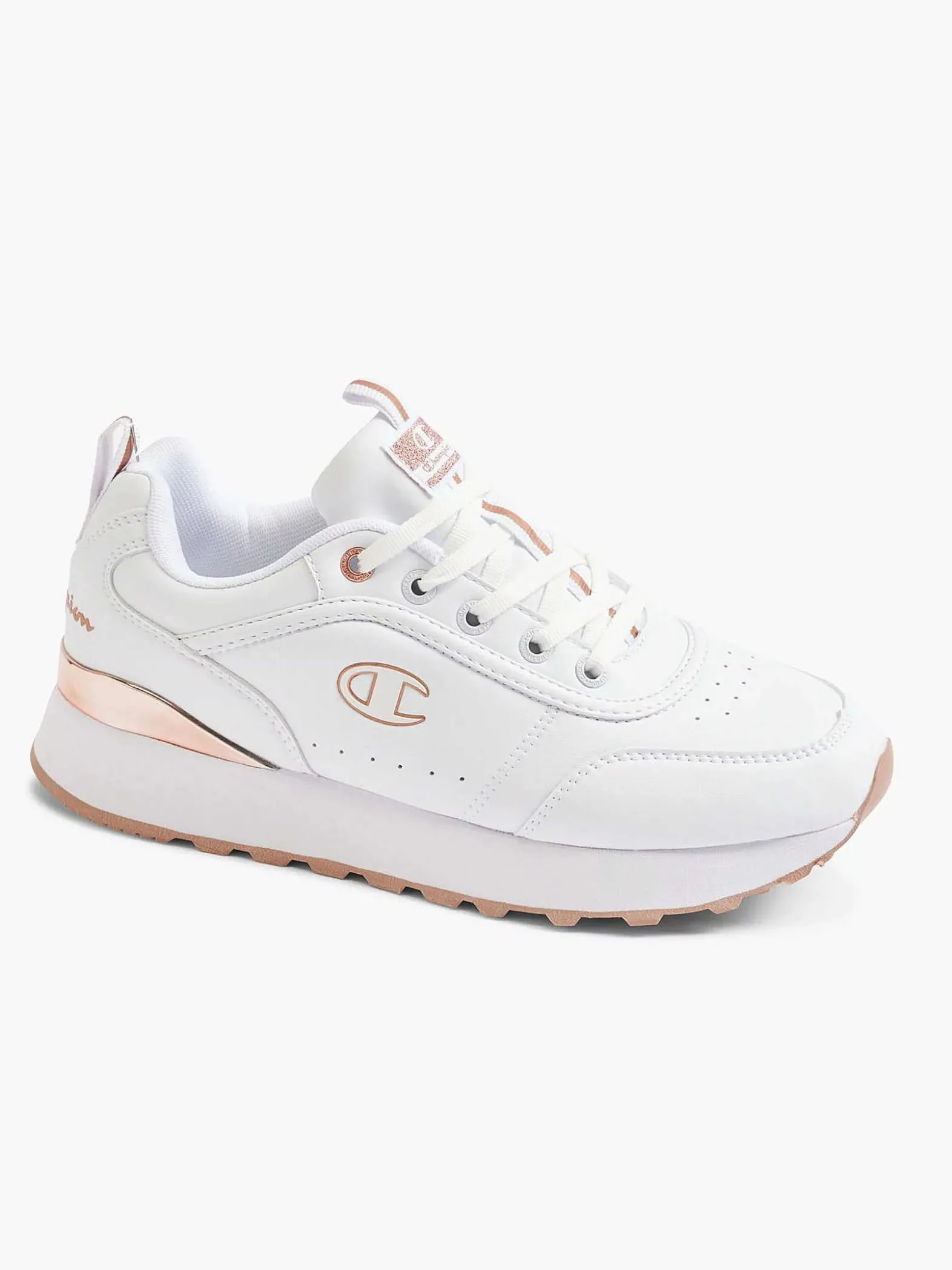 Champion Witte Low Cut Shoe Rr Champ Platform-Dames Sneakers