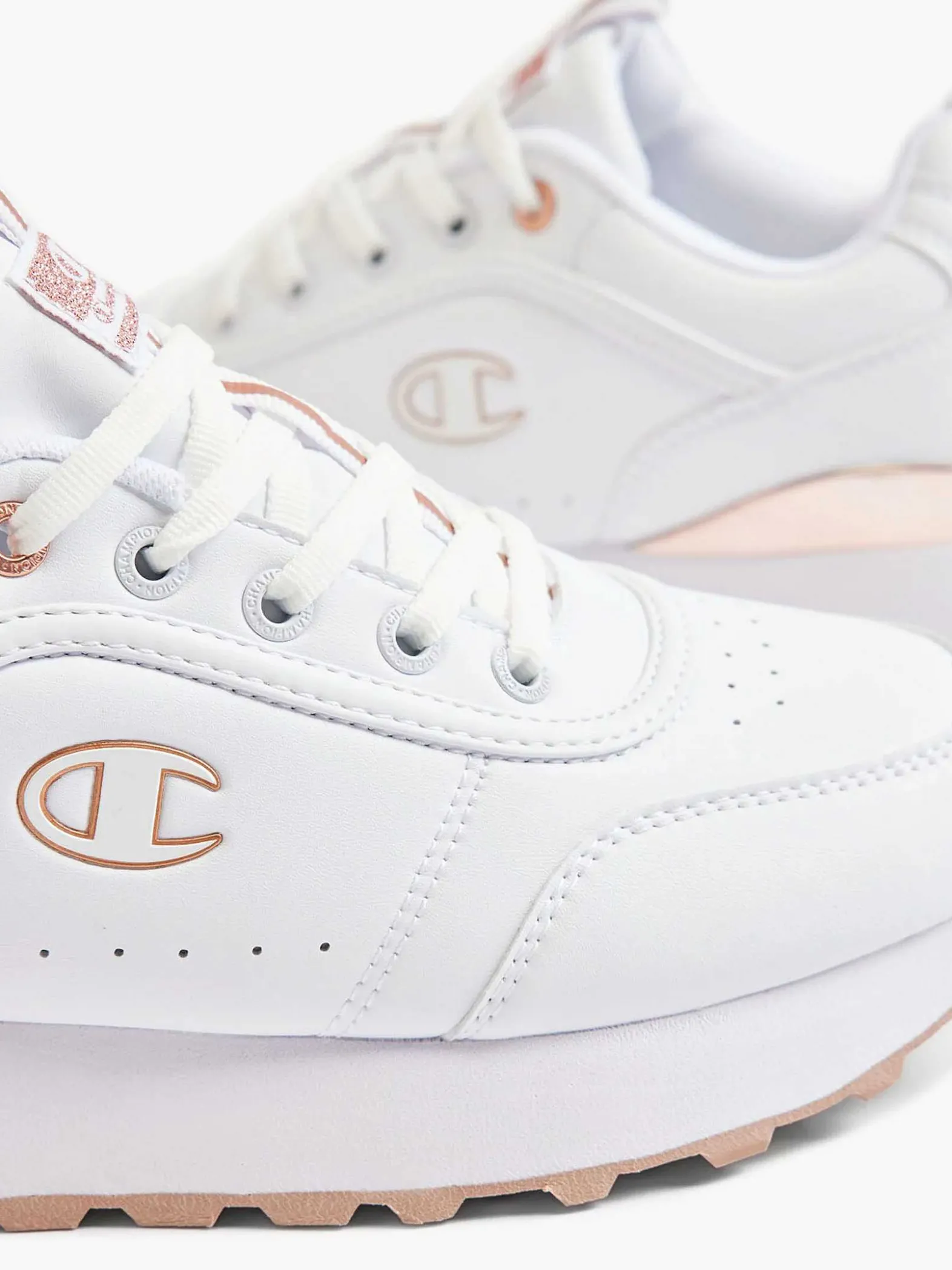 Champion Witte Low Cut Shoe Rr Champ Platform-Dames Sneakers