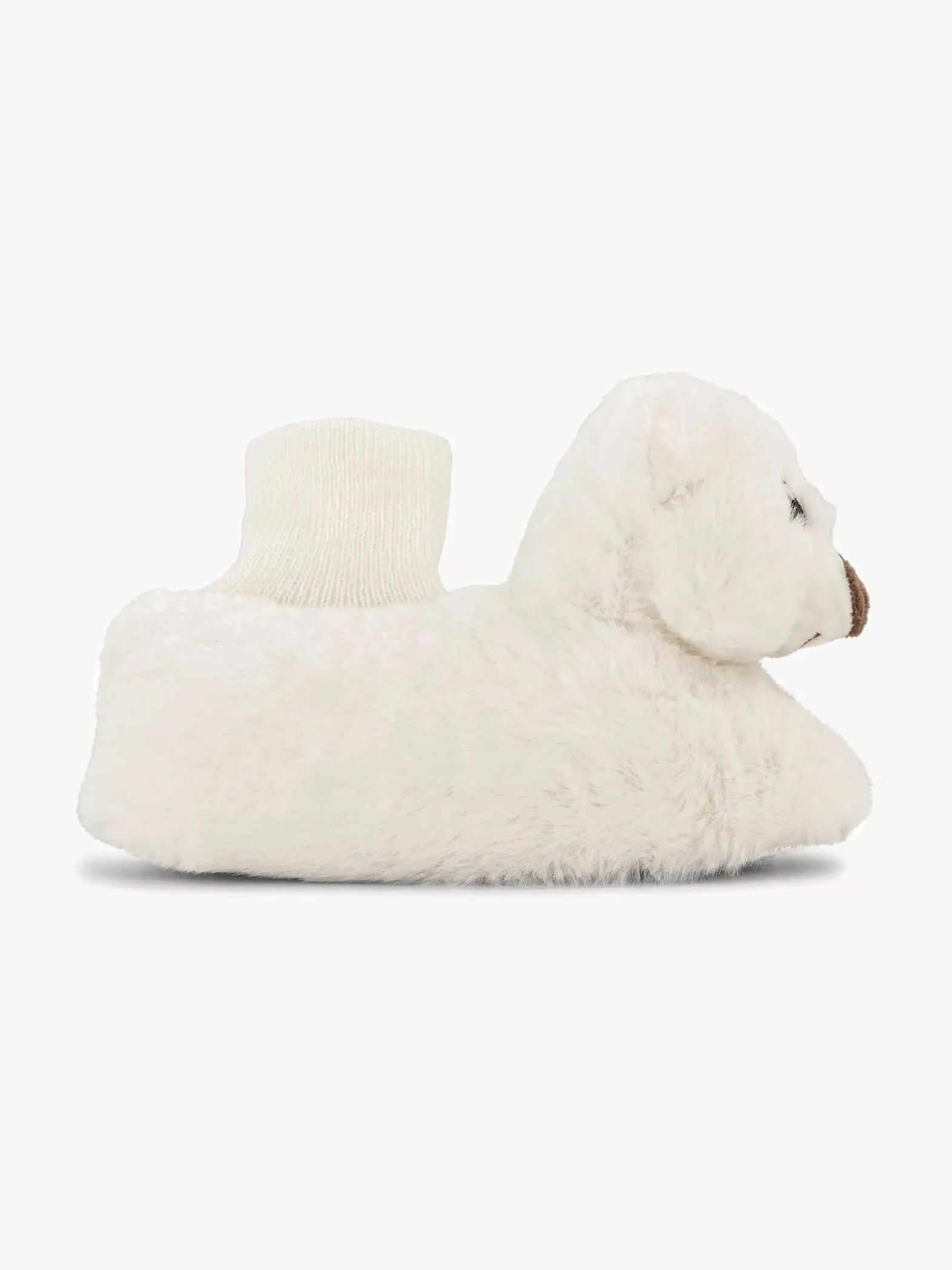 Cupcake Couture Witte Pantoffel Beer-Kinderen Jongensschoenen