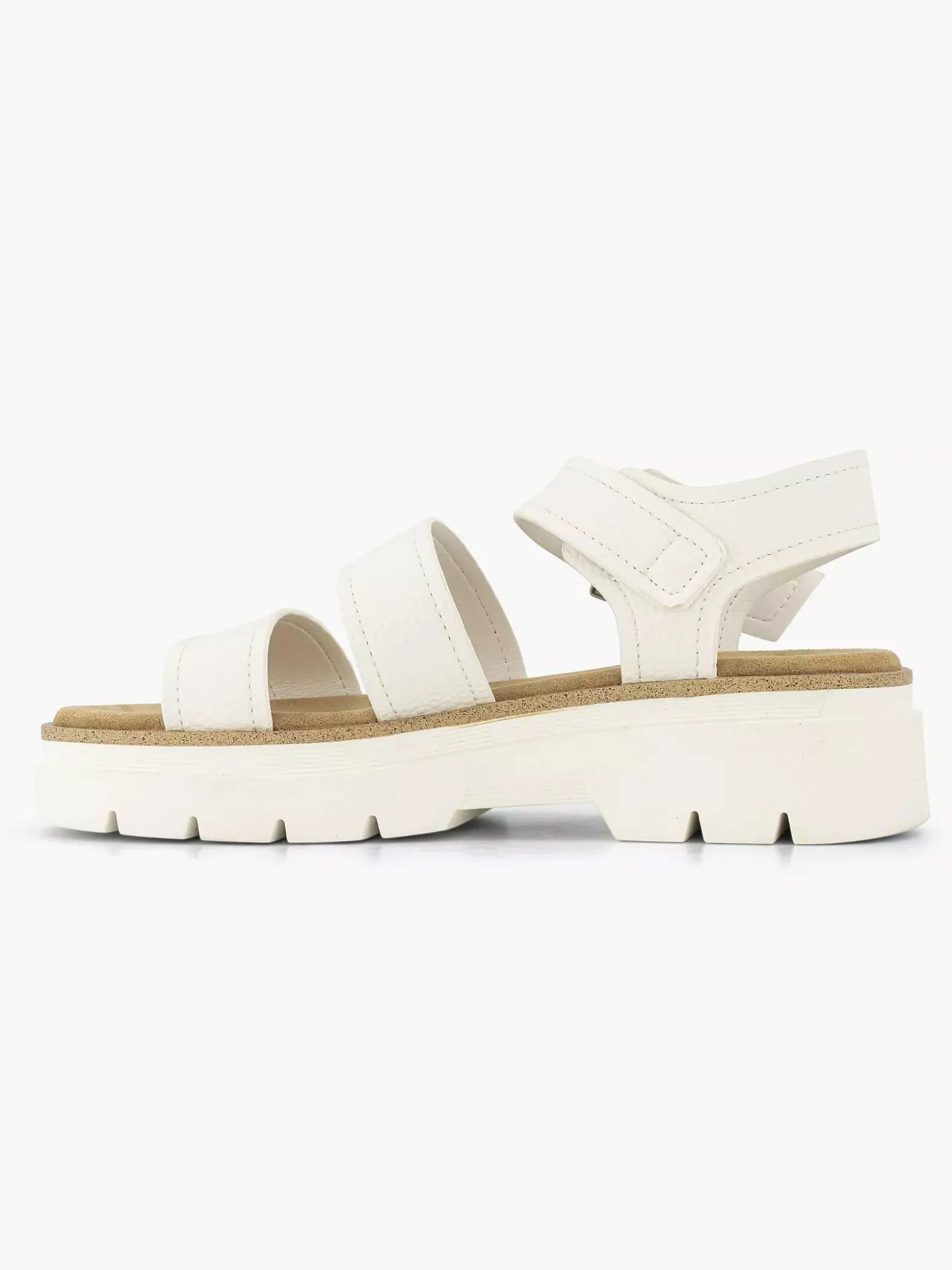 Oxmox Witte Platform Sandaal-Dames Sandalen