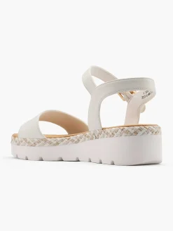 Esprit Witte Platform Sandaal-Dames Sandalen