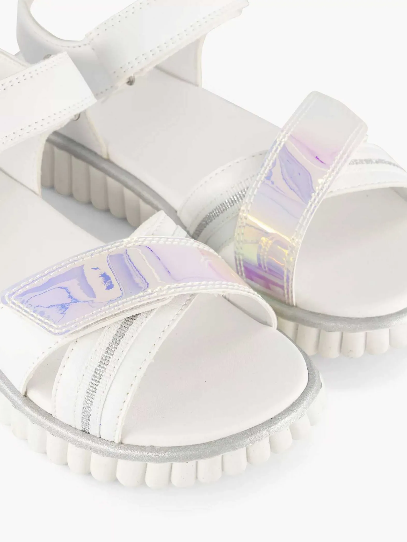 Oxmox Witte Platform Sandaal-Kinderen Jongensschoenen