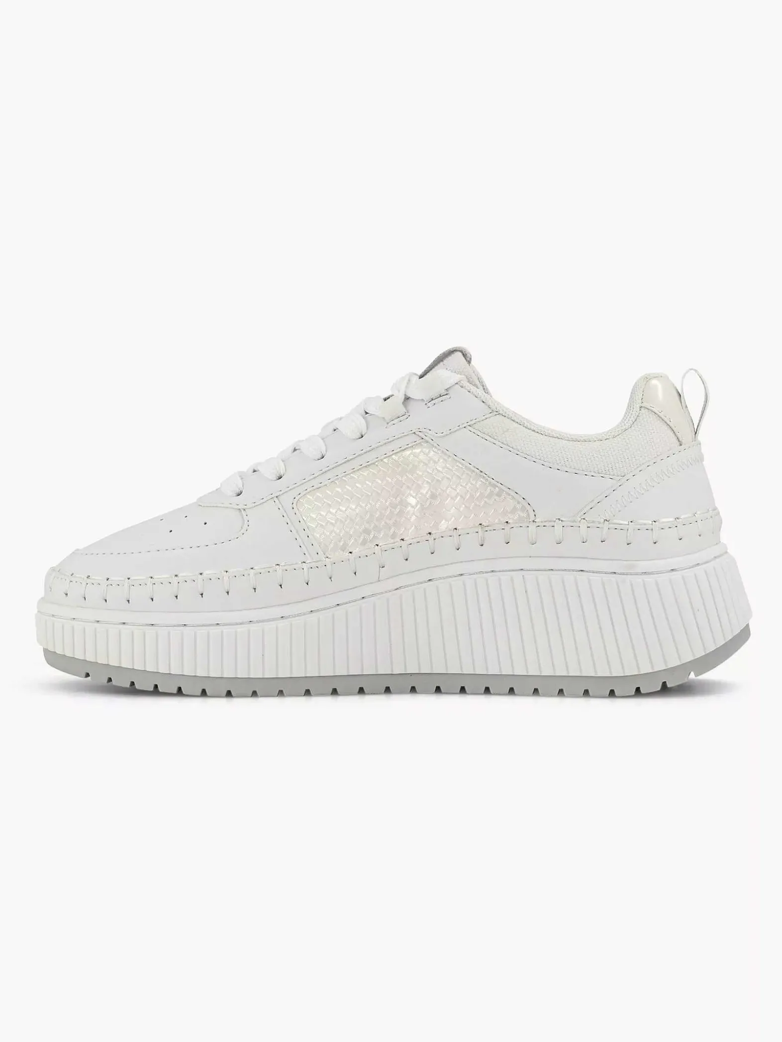 Oxmox Witte Platform Sneaker-Dames Sneakers