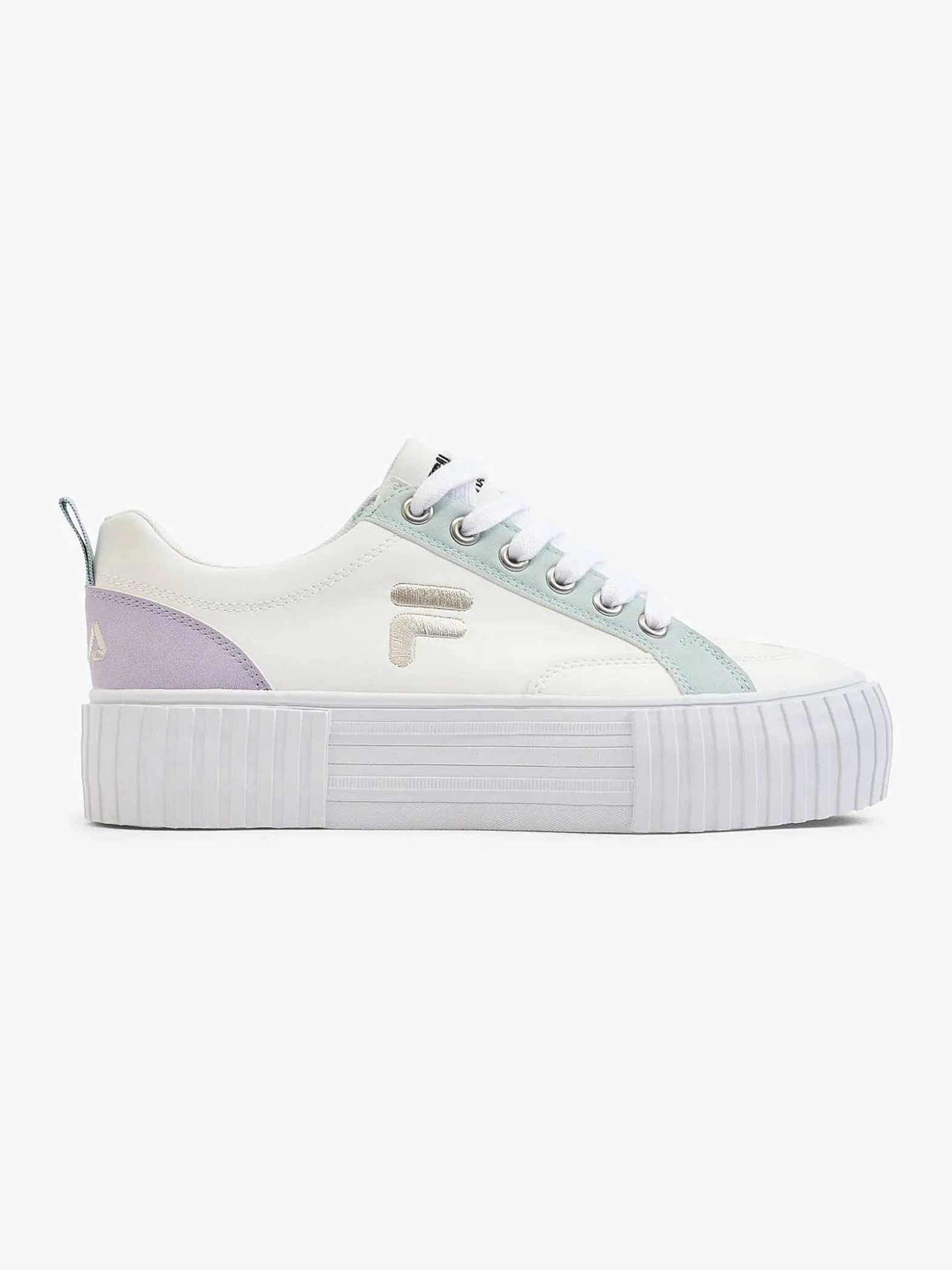 FILA Witte Platform Sneaker-Dames Sneakers