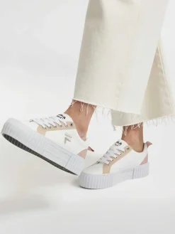 FILA Witte Platform Sneaker-Dames Sneakers