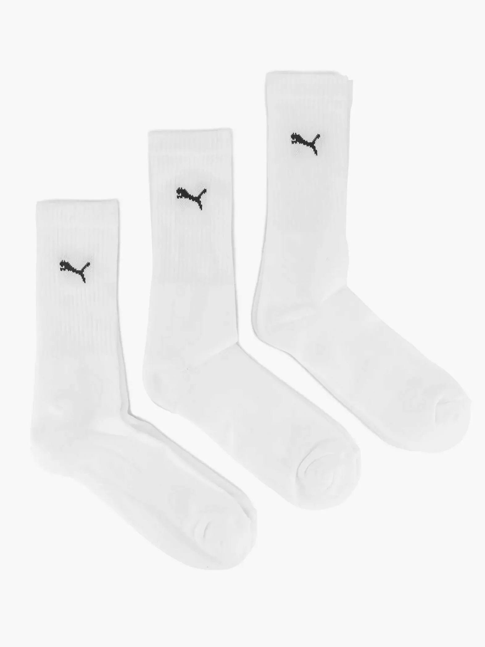 Puma Witte Crew 2 Pak 39-42-Dames Sokken